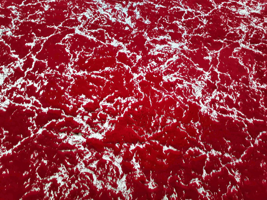 TIMMY-S SHAGGY Rug TD3396-B2-RED+SILVER