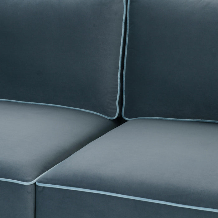 Willow 105" Performance Velvet Modular Sofa