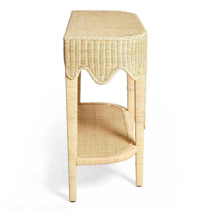 Sally 41" Natural Rattan Console Table