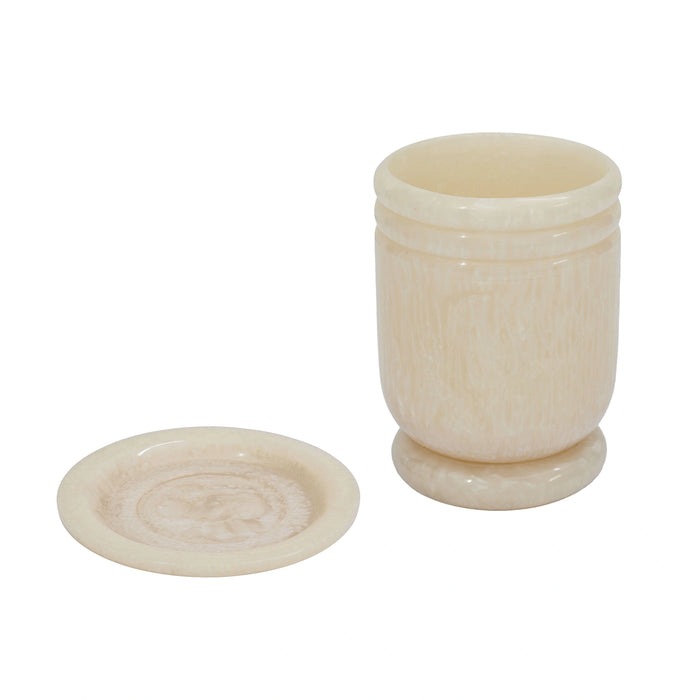 Channeled Swirl Resin Kiddush Cup