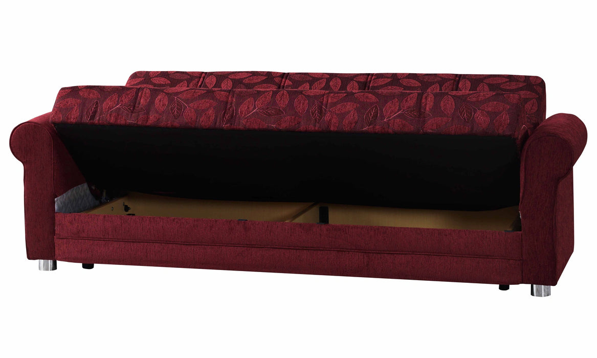 Ottomanson Rio Grande Collection Upholstered Convertible Sofabed with Storage