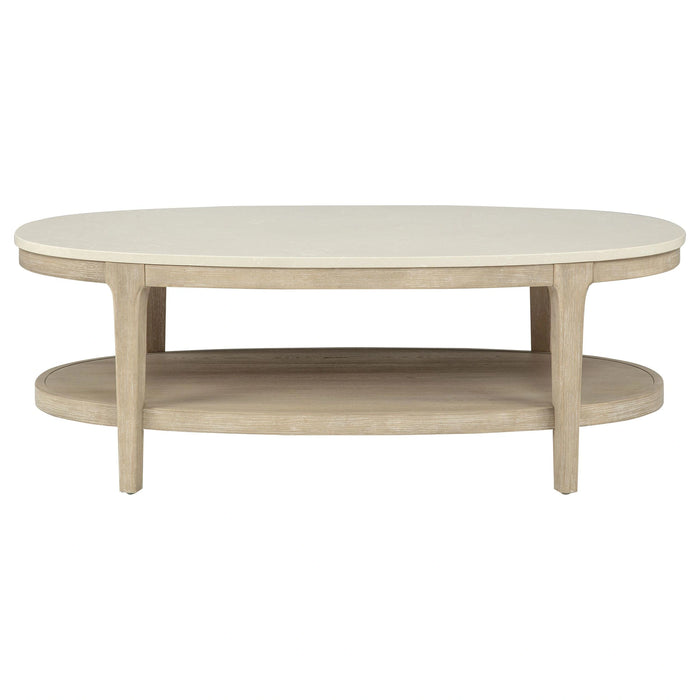 Lucaire Oval Coffee Table - Home And Beyond