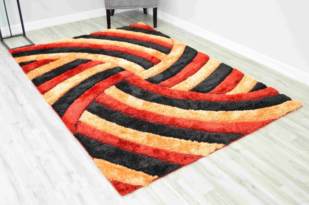 4D SHAGGY Rug Design 6483
