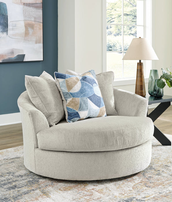 Maxon Place Oversized Swivel Accent Chair - Home And Beyond