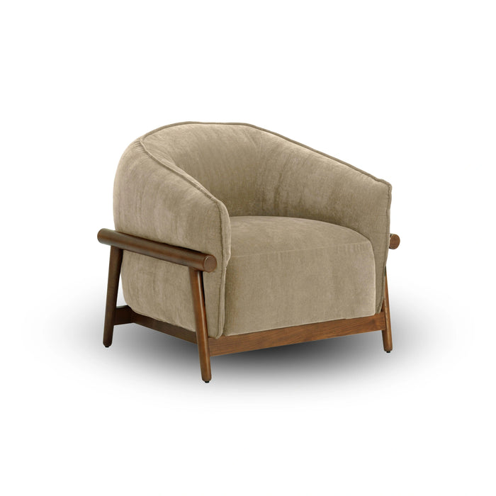 Piedmont Upcycled Contract-Grade Chenille Accent Chair