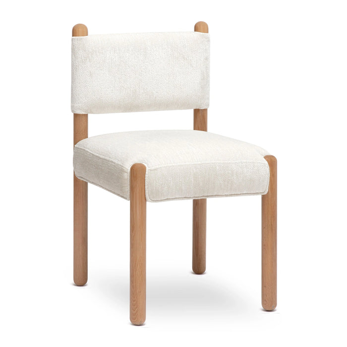 Bruno Thick Performance Chenille Straight Back Dining Chair