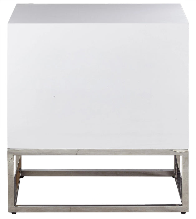 Nova White Side Table