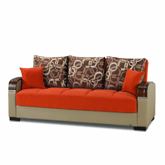 Ottomanson Mobimax Collection Upholstered Convertible Sofabed with Storage