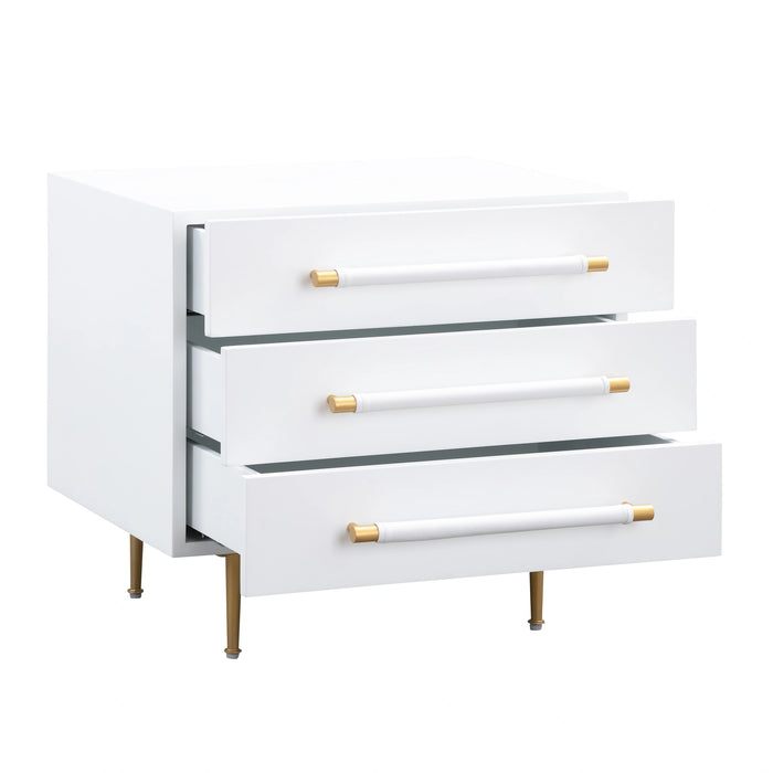 Trident 28" 3-Drawer Nightstand