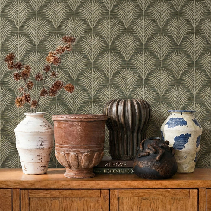 Visha Cream and Blue Terracotta Decorative Vase
