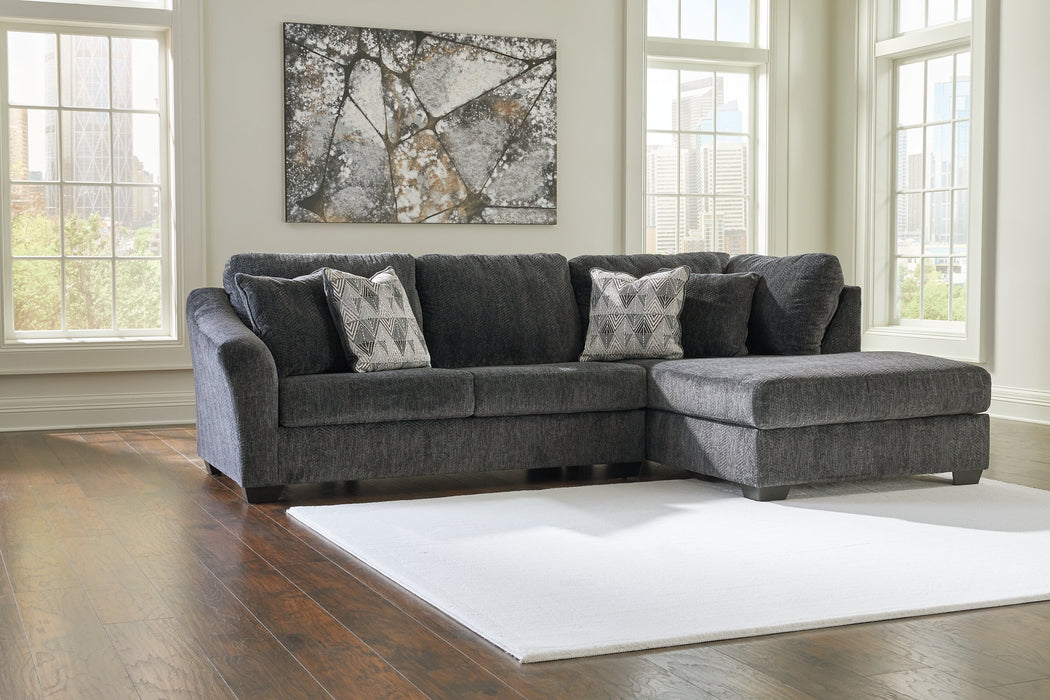 Biddeford 2-Piece Sleeper Sectional with Chaise - Home And Beyond