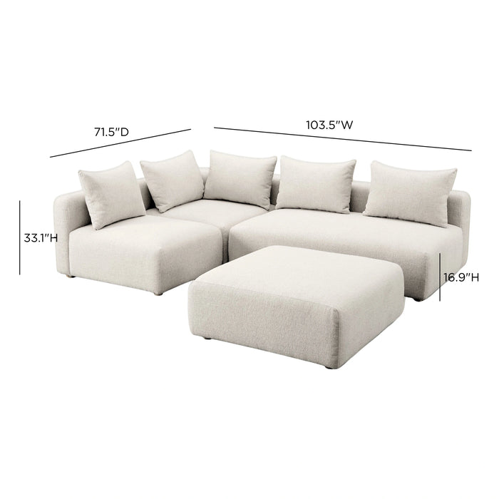 Hangover 4-Piece Chaise Sectional
