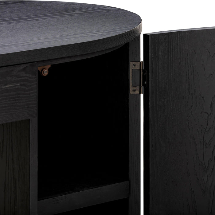 Marlow 64" Wood Executive Desk With Storage