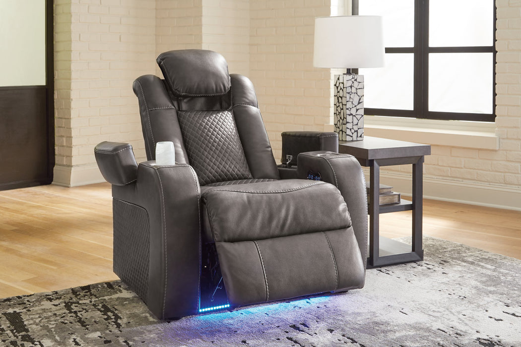 Fyne-Dyme Power Recliner - Home And Beyond