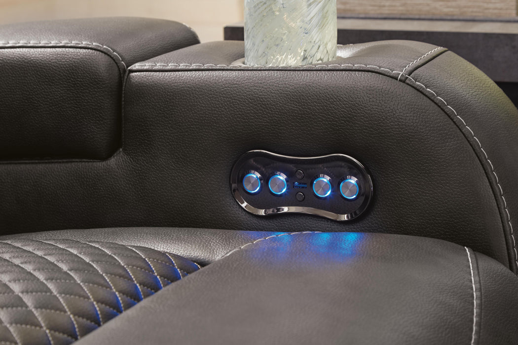Fyne-Dyme Power Recliner - Home And Beyond