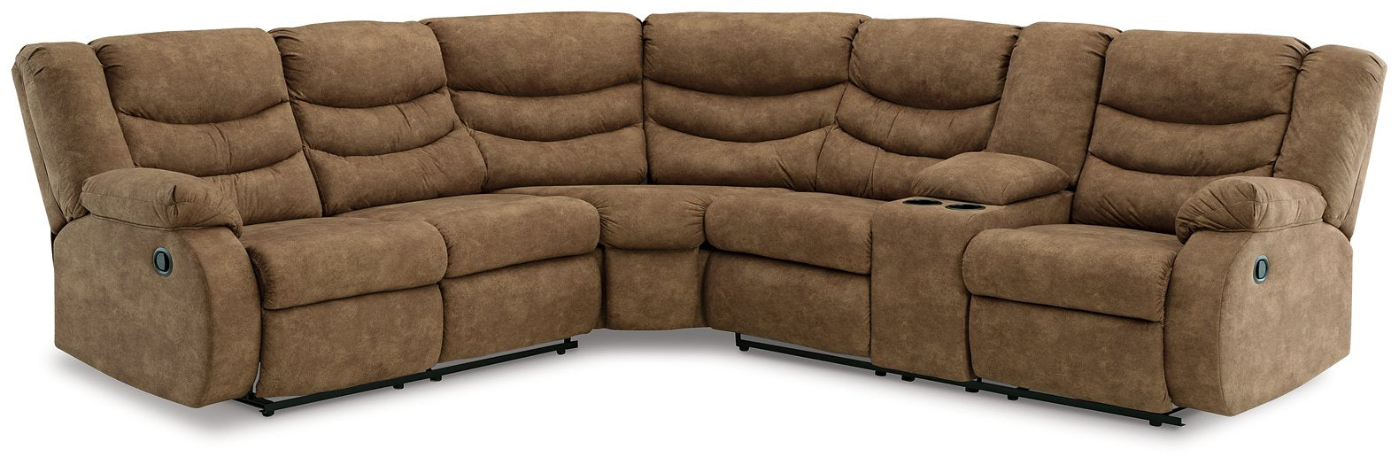 Partymate 2-Piece Reclining Sectional - Home And Beyond