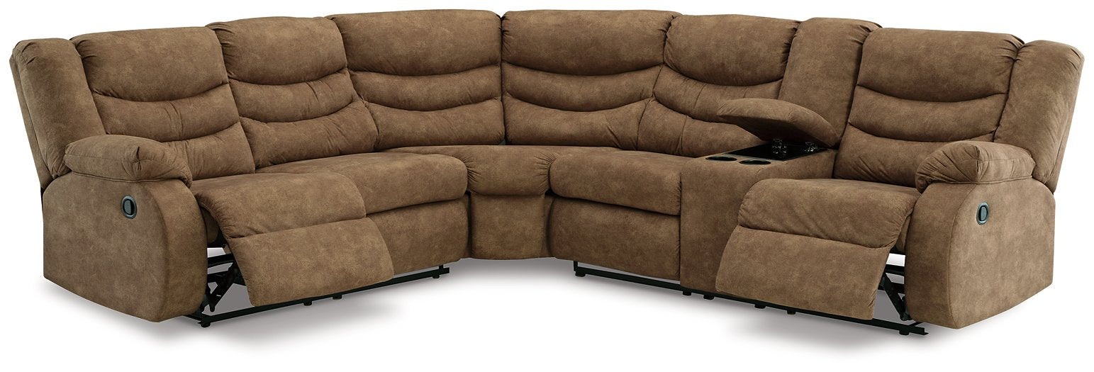 Partymate 2-Piece Reclining Sectional - Home And Beyond