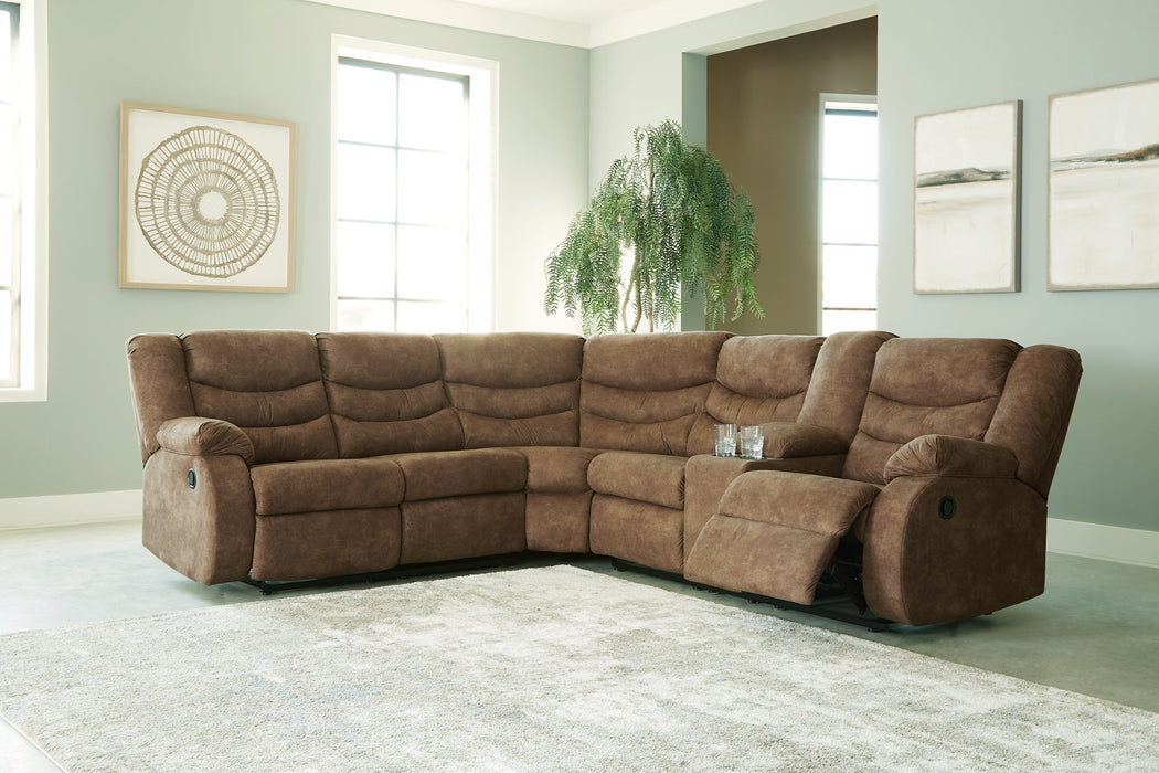 Partymate 2-Piece Reclining Sectional - Home And Beyond