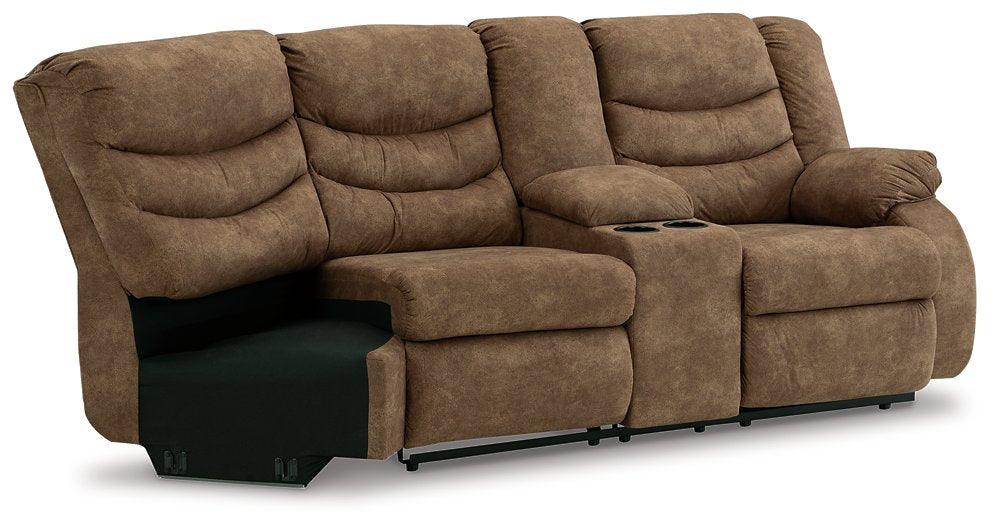 Partymate 2-Piece Reclining Sectional - Home And Beyond