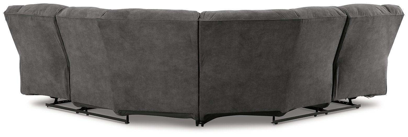 Partymate 2-Piece Reclining Sectional - Home And Beyond