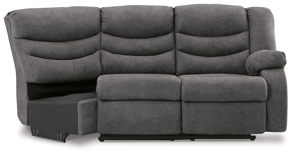 Partymate 2-Piece Reclining Sectional - Home And Beyond