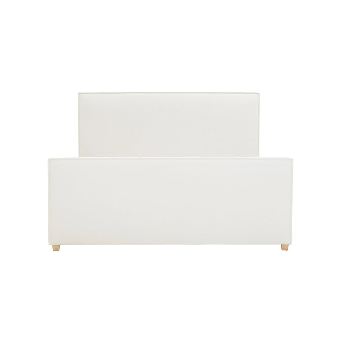 Bristol Park Ivory Contract-Grade Fabric Upholstered Bed