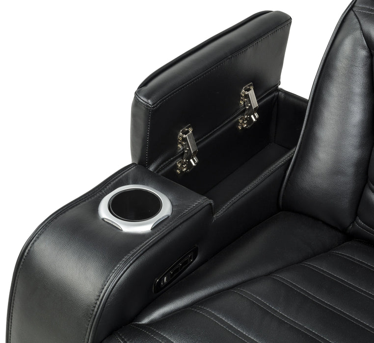 Zuma Dual Power Reclining Sectional Sofa - Home And Beyond