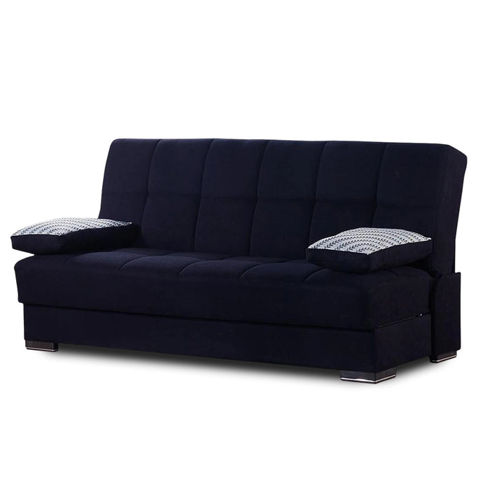 Ottomanson Soho Collection Upholstered Convertible Sofabed with Storage