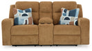 Kanlow Reclining Loveseat with Console - Home And Beyond