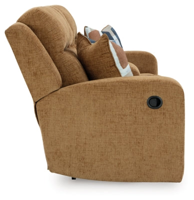Kanlow Reclining Loveseat with Console - Home And Beyond