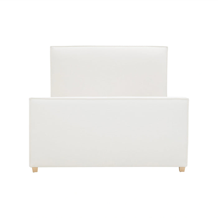 Bristol Park Ivory Contract-Grade Fabric Upholstered Bed