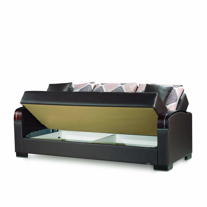 Ottomanson Mobimax Collection Upholstered Convertible Sofabed with Storage