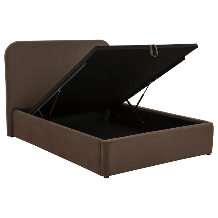 Anders Upholstered Storage Lift Platform Bed