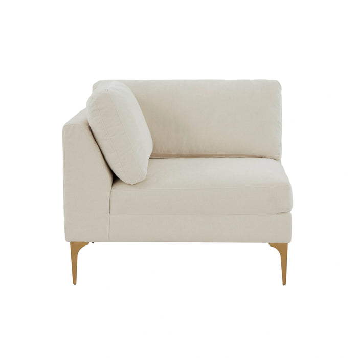 Serena Performance Velvet Modular Armless Chair