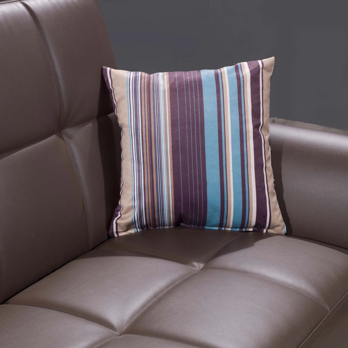 Ottomanson Armada Air Collection Upholstered Convertible Loveseat with Storage