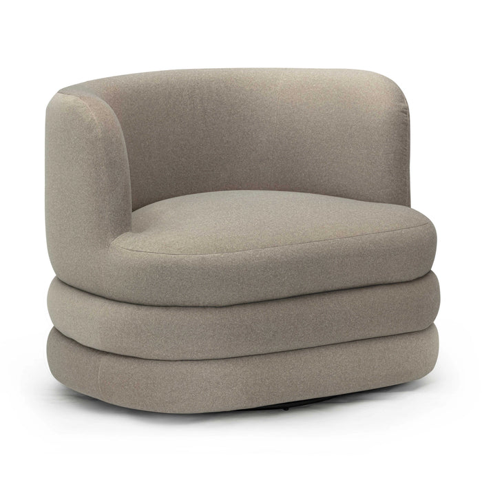 Astor Performance Faux Mohair Swivel Hotel Lounge Chair