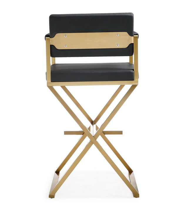 Director Performance Vegan Leather Stool
