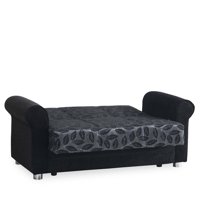 Ottomanson Rio Grande Collection Upholstered Convertible Loveseat with Storage