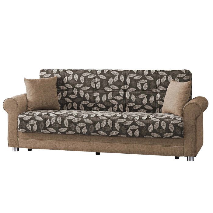 Ottomanson Rio Grande Collection Upholstered Convertible Sofabed with Storage