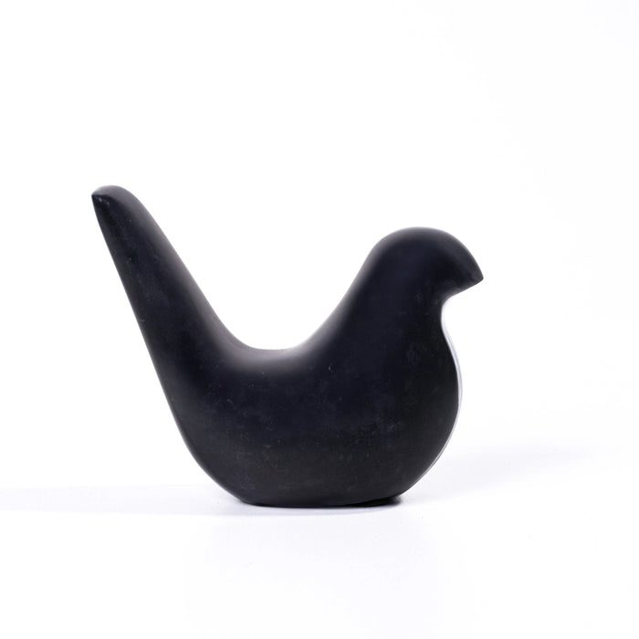 Black Marble Bird Statue