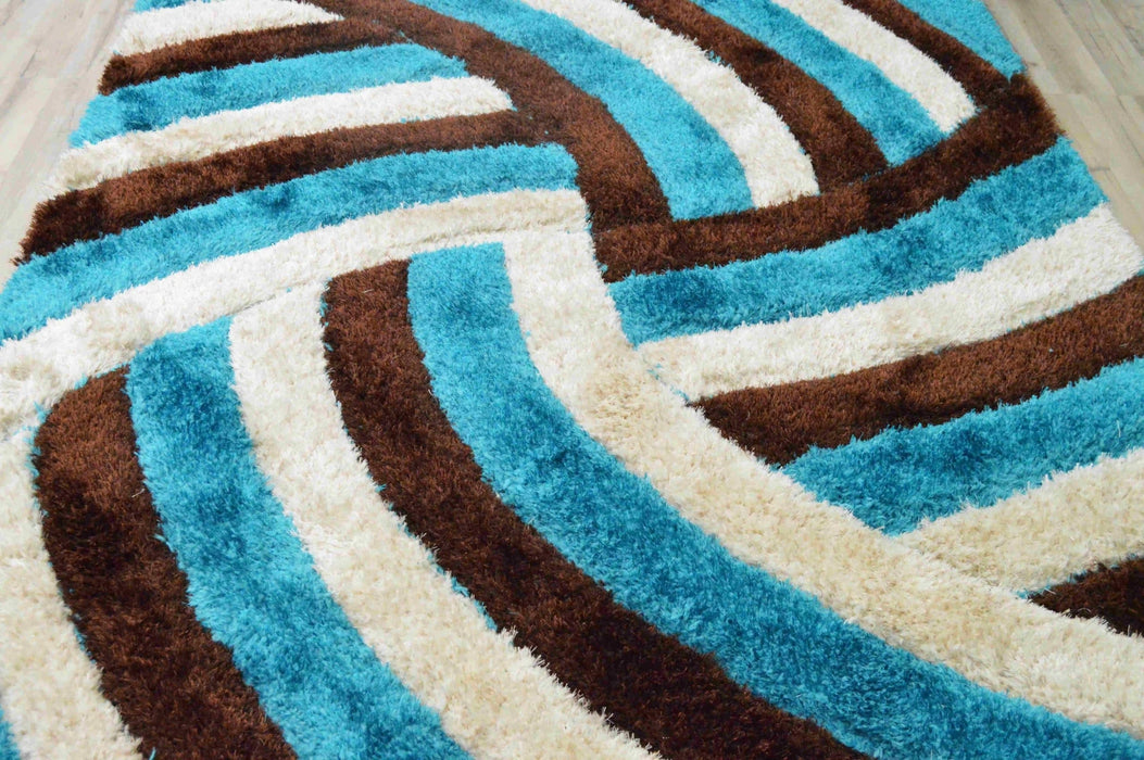 4D SHAGGY Rug Design 6483
