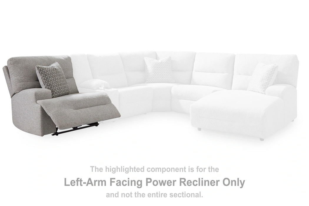 Acklen Place Power Reclining Sectional with Storage Console