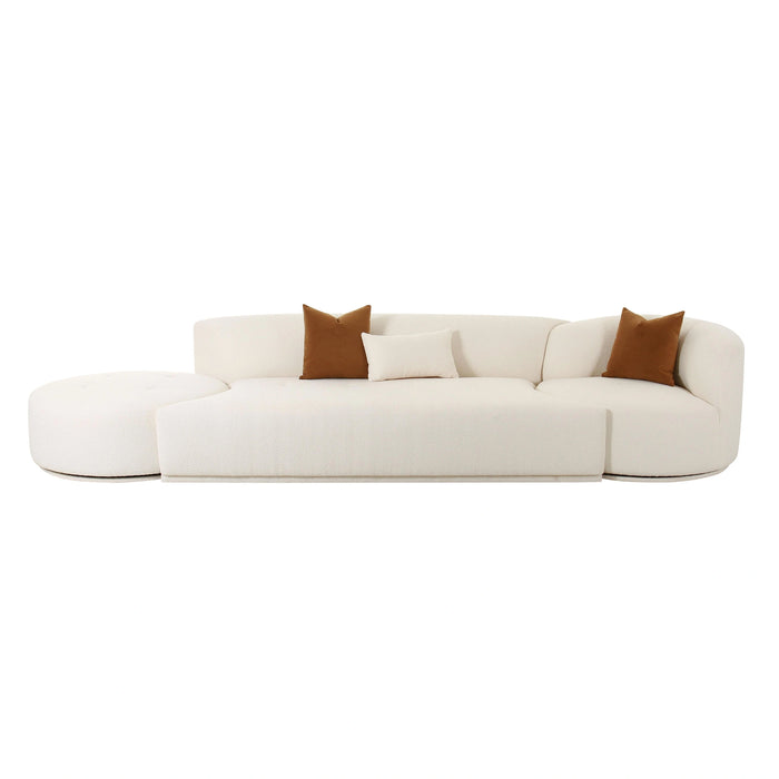 Fickle Cream Boucle Modular Sofa