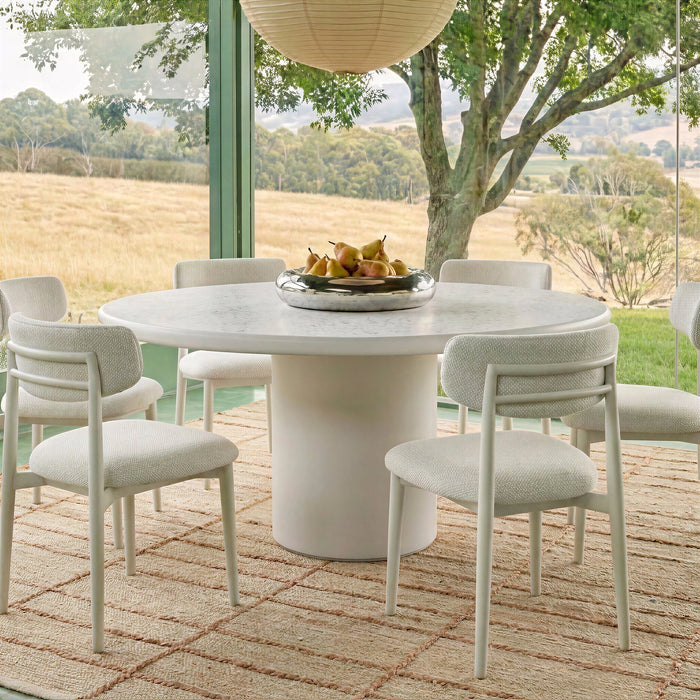 Billy 54" Concrete Terrazzo Indoor/Outdoor Dining Table