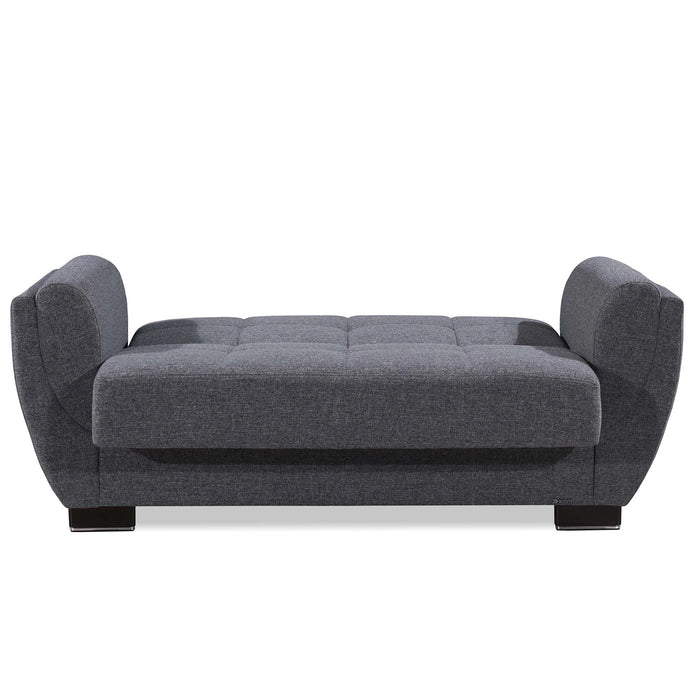 Ottomanson Armada Air Collection Upholstered Convertible Loveseat with Storage