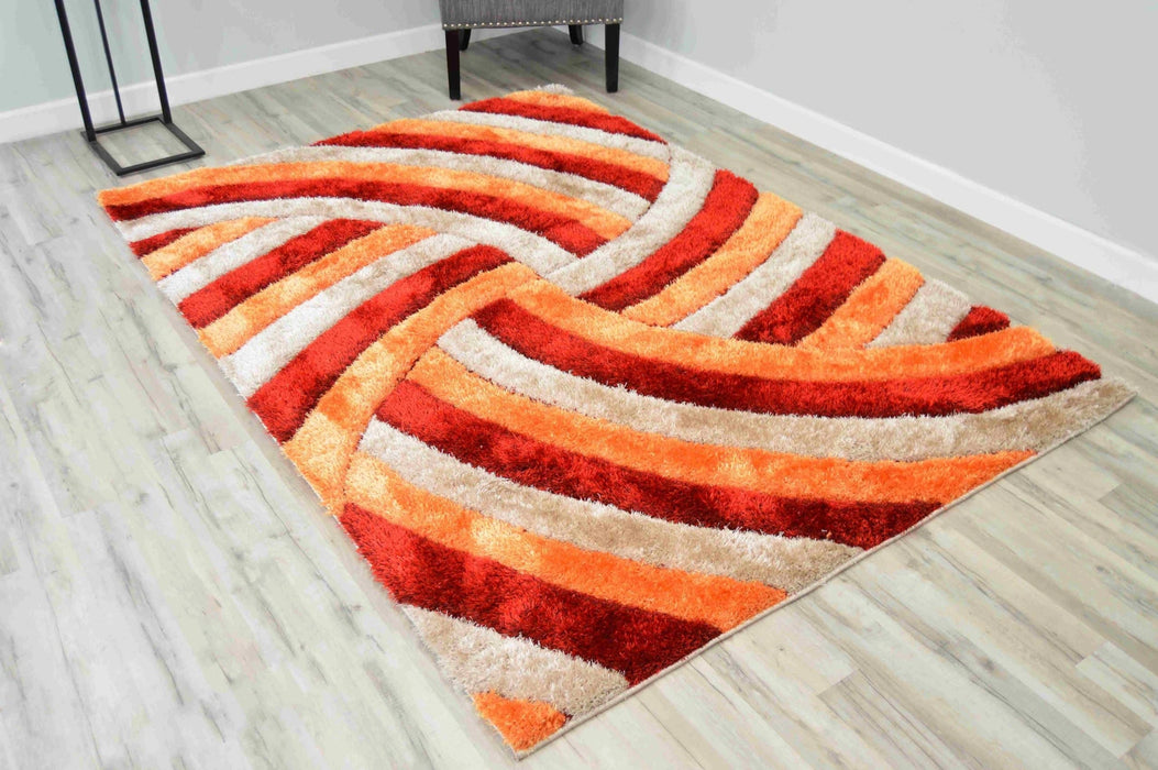 4D SHAGGY Rug Design 6483