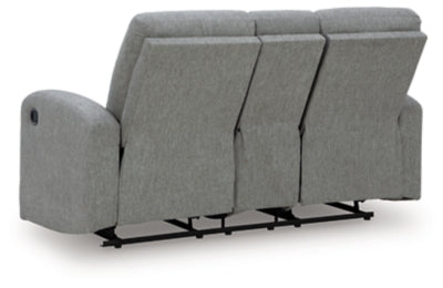 Gauntlet Reclining Loveseat with Console - Home And Beyond