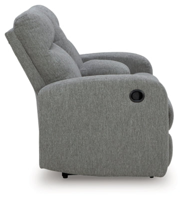 Gauntlet Reclining Loveseat with Console - Home And Beyond