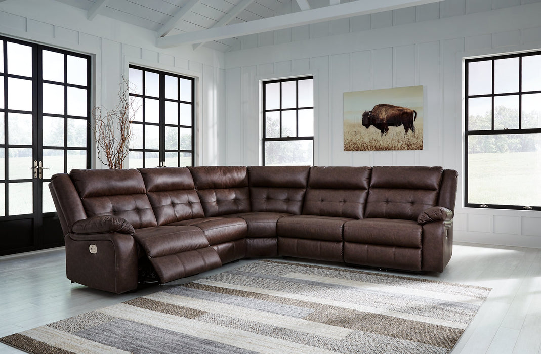 Punch Up Power Reclining Sectional - Home And Beyond