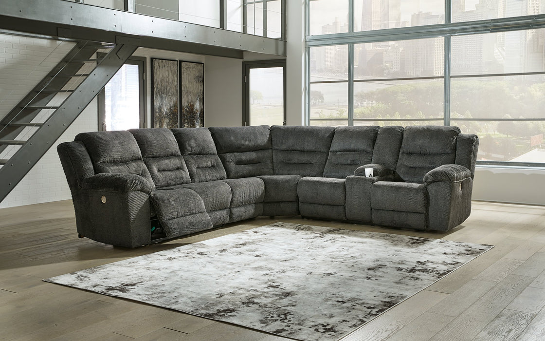 Nettington Power Reclining Sectional - Home And Beyond